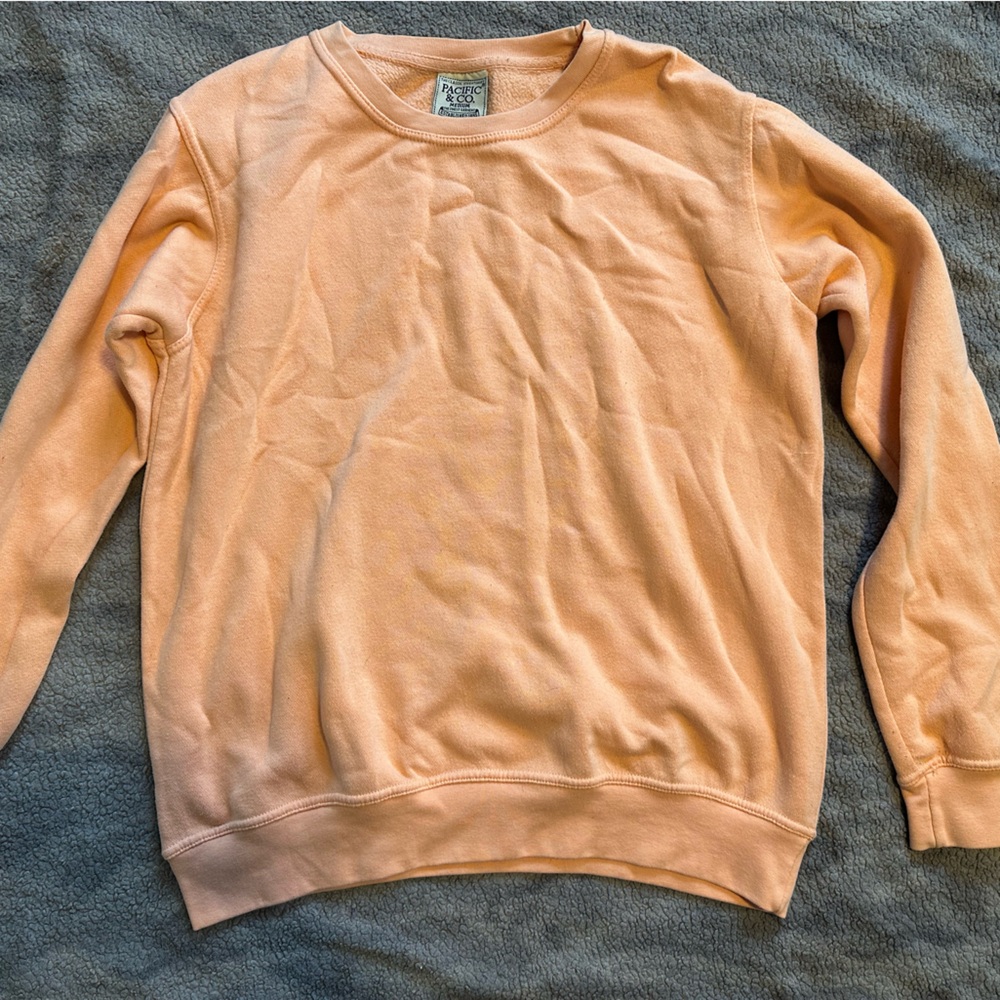 Pacific & Co Peach Crewneck Sweater
